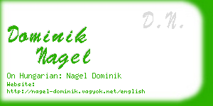 dominik nagel business card